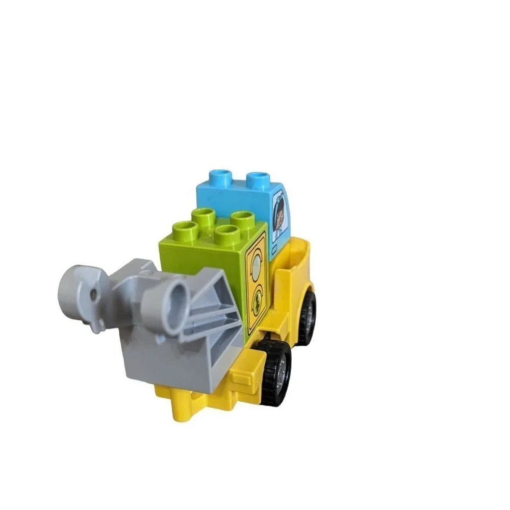 LEGO Duplo Tow Truck‎ Yellow Vehicle with Hook and Traffic Light Brick - Picture 2 of 7